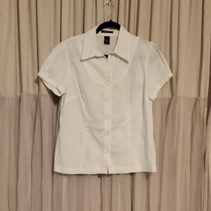 Autograph Classic White Button-Down Shirt